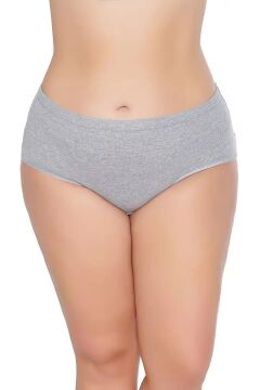 Tutku 0923 Renkli Bayan Ribana Bato Külot 12'li GRİ - 6/XXL
