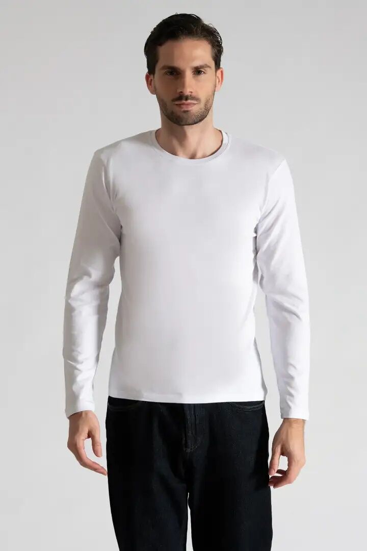 Tutku Elit 1302 Elestan Sıfır Yaka Erkek Uzun Kol Atlet