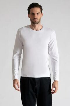 Tutku Elit 1302 Elestan Sıfır Yaka Erkek Uzun Kol Atlet