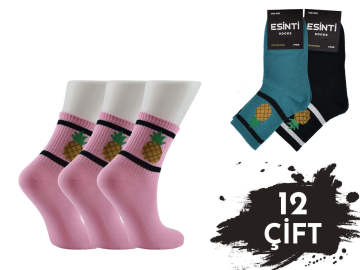 Esinti Bayan Kolej Çorap 12'li