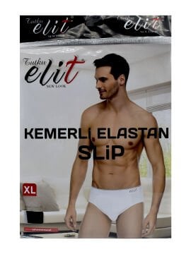 Tutku Elit 1351 Elestan Erkek İnce Bel Kemerli Slip Külot
