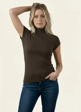 Kapitex 1203 (L-XL-XXL) Bayan Kısa Kollu Balıkçı Yaka Atlet 3'lü