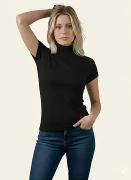 Kapitex 1203 (L-XL-XXL) Bayan Kısa Kollu Balıkçı Yaka Atlet 3'lü