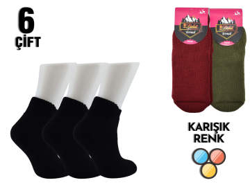 Babit Düz Termal Bayan Patik 6'lı