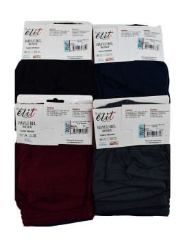 Tutku Elit 1101 Havlu Bel Erkek Penye Düz Boxer