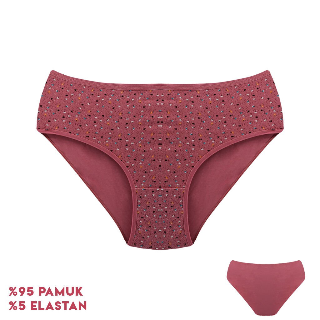 Dondeza 301-171 Desenli Bayan Bato 12'li