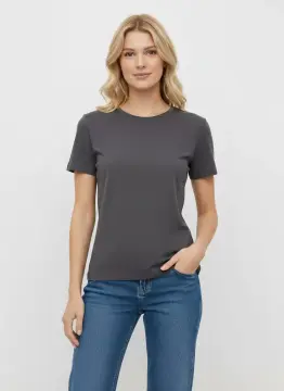 Kapitex 1213 (L-XL-XXL) Bayan Kısa Kollu Bisiklet Yaka Atlet 3'lü