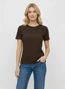 Kapitex 1213 (L-XL-XXL) Bayan Kısa Kollu Bisiklet Yaka Atlet 3'lü