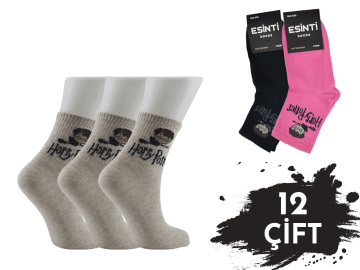 Esinti 7 Bayan Kolej Çorap 12'li