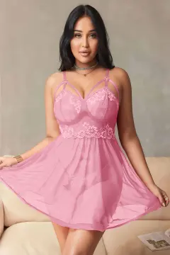 Visatin 13125 Büyük Beden Bayan Erotik Gecelik