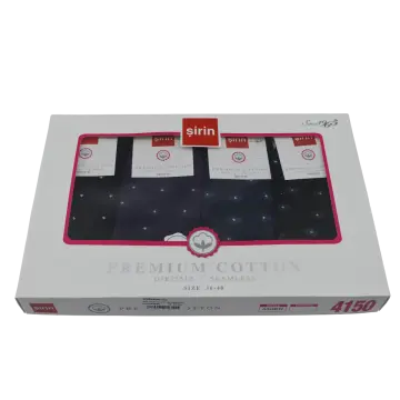 Şirin 4150-113 (36-40) Dikişsiz Bayan Penye Çorap 12'li