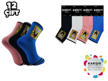 Esinti 71 Bayan Kolej Çorap 12'li
