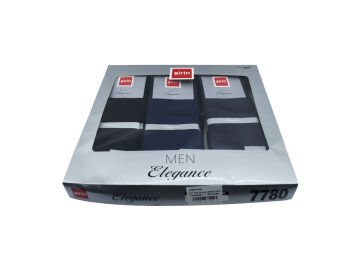 Şirin 7780 Elegance Dikişsiz Erkek Penye Soket Çorap 12'li