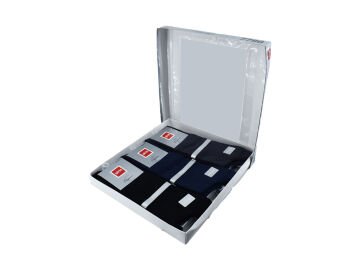 Şirin 7780 Elegance Dikişsiz Erkek Penye Soket Çorap 12'li