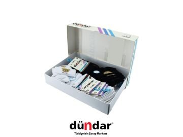 Dündar 4308-18 (36-40) Dikişsiz Yıkamalı Kokulu Bayan Penye Patik Çorap 12'li