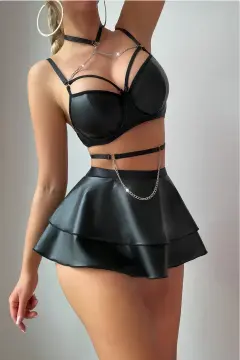 Passione 21100 Deri Erotik Gecelik