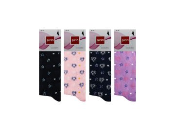 Şirin 4000-101 Bayan Penye Çorap 12'li