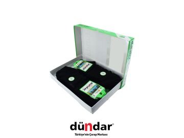 Dündar 4612 (40-44) Dikişsiz Yıkamalı Kokulu Erkek Summer Bambu Patik 12'li