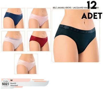 Kota 5021-2 Bayan Beli Jakarlı Bikini 12'li