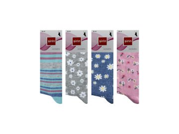 Şirin 4000-115 Bayan Penye Çorap 12'li