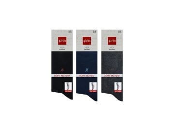 Şirin 7150-18 Dört Mevsim Ter Emici Erkek Penye Soket Çorap 12'li