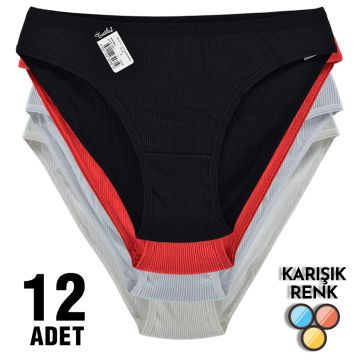 Tutku 0510 Kaşkorse Bayan Bikini 12'li