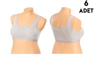 Dondeza 5064 Bayan Battal Bustiyer 6'lı GRİ - 110/115