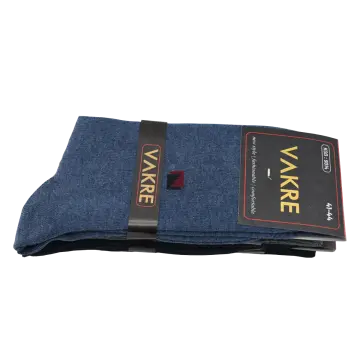 Vakre 9014-41 (41-44) Erkek Penye Likralı Çorap 12'li