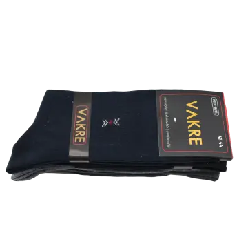 Vakre 9014-42 (41-44) Erkek Penye Likralı Çorap 12'li