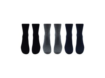 Vakre 9014-29 (41-44) Erkek Penye Likralı Çorap 12'li