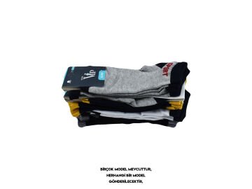 Vip 203 (3-12 Yaş) Kız Erkek Çocuk Patik Çorap 12'li