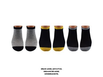 Vip 203 (3-12 Yaş) Kız Erkek Çocuk Patik Çorap 12'li