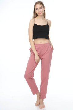 Sahra Ten 011 Kompak Düz Paça Bayan Eşofman Alt