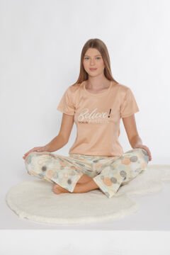 Alperi 780-310 (M-L-XL-XXL) Bayan Kısa Kollu Pijama Takım 4'lü