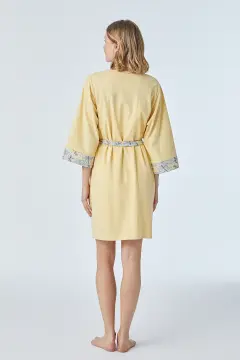 Pijadore 2094 (M-L-XL-XXL) Bayan Sabahlıklı Gecelik Takım 4'lü