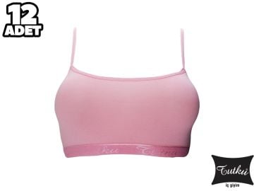 Tutku 0844 Kız Çocuk Elestan Alıştırma Sütyen 12'li