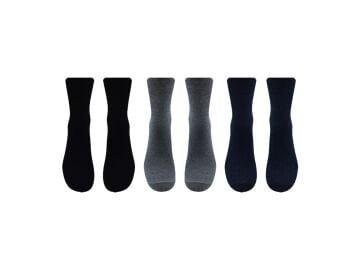Vakre 9014-27 (41-44) Erkek Penye Likralı Çorap 12'li