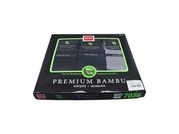 Şirin 7036 Dikişsiz Bambu Yarım Konç Patik 12'li