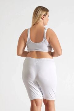 Tutku 0153 Bayan Paçalı Don 6'lı BEYAZ - 5/XL