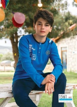 Elsima 1561 Garson Boy Erkek Çocuk Pijama Takımı