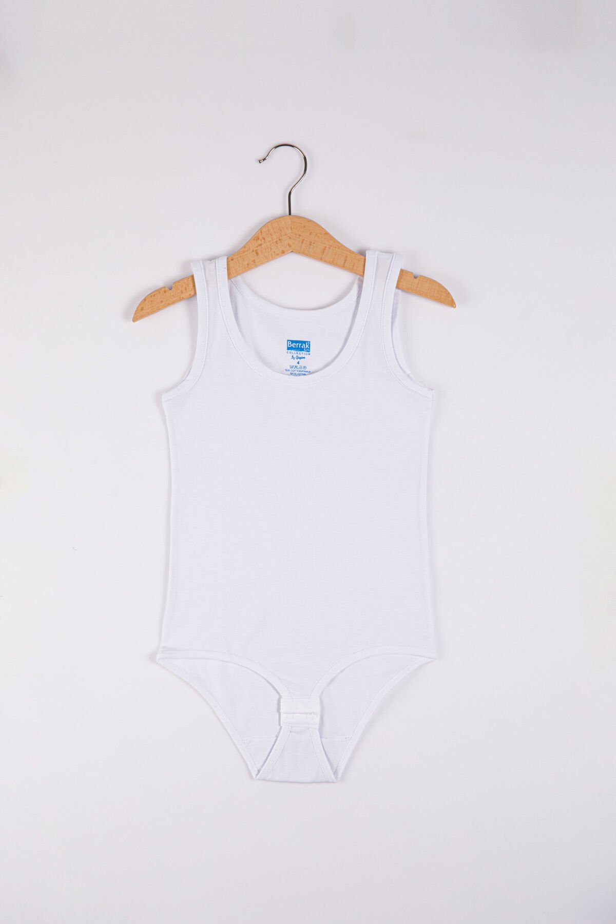 Berrak 2538 Kolsuz Kız Çocuk Çıtçıtlı Badi (Kancalı)