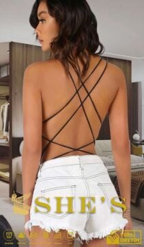 SHE 2104 Erotik İp Detaylı Body