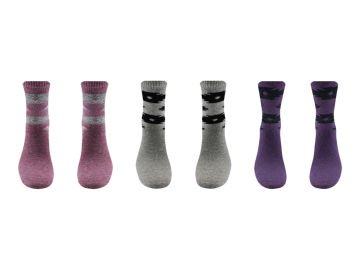 Aldano 04-1 Lambswool Yün Kışlık Bayan Soket 12'li