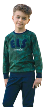 Elsima 547 Erkek Çocuk Pijama Takımı