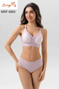 Ceriya 4855 (M-L-XL-XXL) Zero Gram Lazer Kesim Bayan Sütyen 6'lı