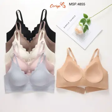 Ceriya 4855 (M-L-XL-XXL) Zero Gram Lazer Kesim Bayan Sütyen 6'lı