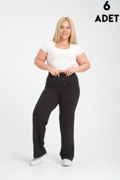 Vogsing 385 (2XL-3XL-4XL) Geniş Fitilli Battal Bayan Tek Alt 6'lı
