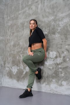 Vogsing 441 (S-M-L-XL) Aloe Manşetli Cepli Modal Bayan Alt 6'lı