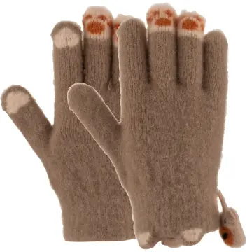 Kitti P-K26225-08 (3-6) Yaş Kız Çocuk Anaokulu Örme Eldiven 6'lı