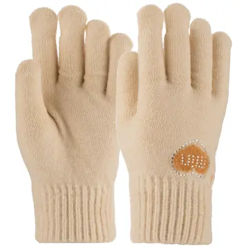 Kitti K26260-09 (5-8) Yaş Kız Çocuk Örme Eldiven 6'lı